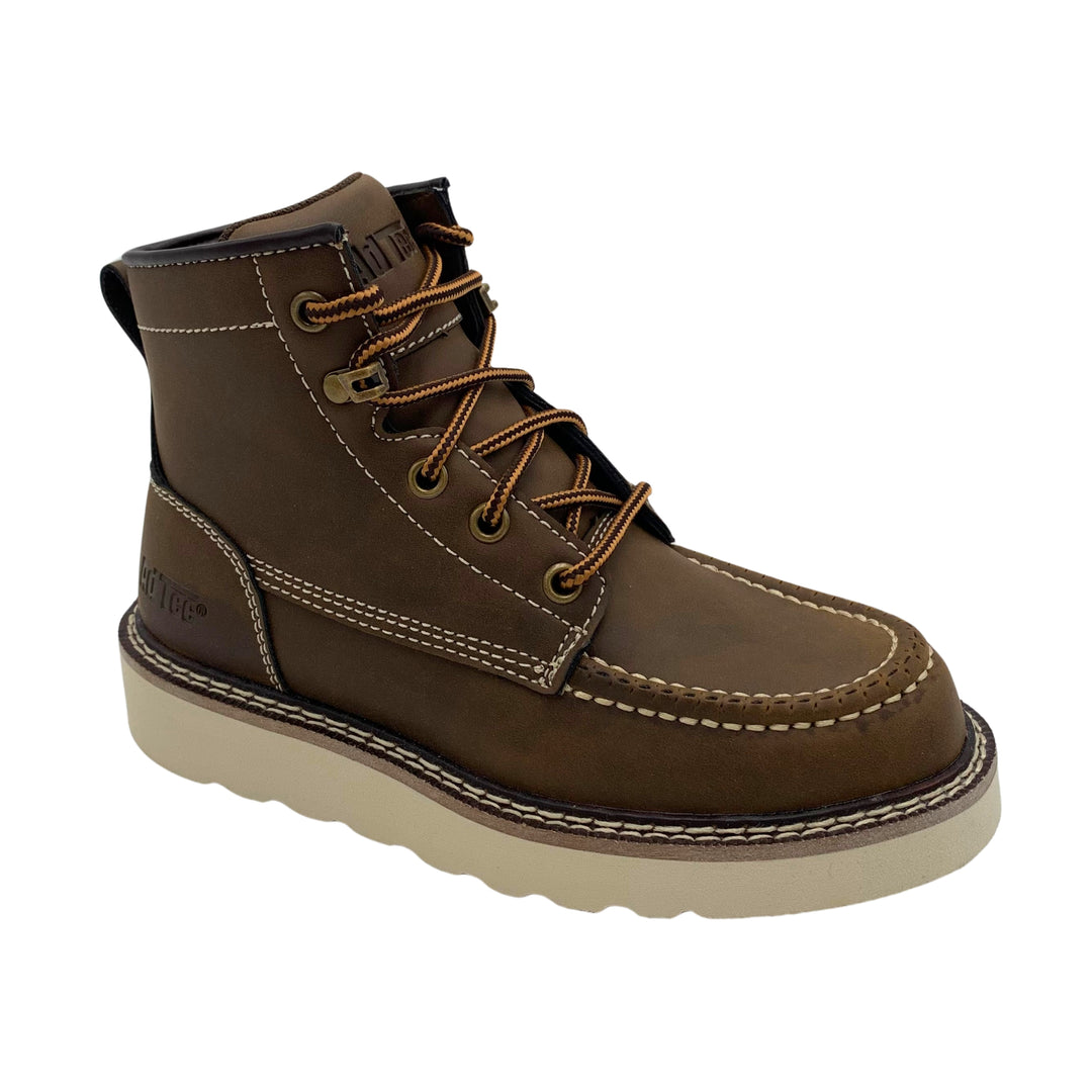 Kids leather work boots online