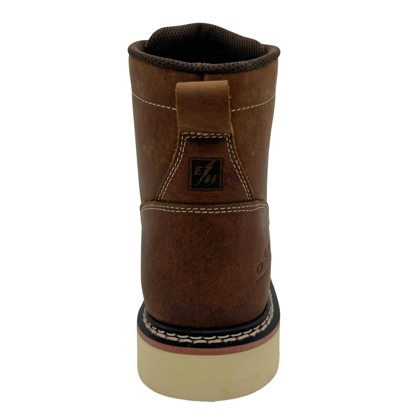 RANCHO: MEN'S 6" MOC TOE: CRAZY HORSE-WHISKEY BROWN: [SOFT TOE]- 9255CR